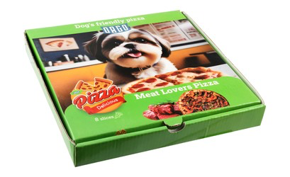 Orgo Treats Dog Pizza 8 Slices Diffrent Flavors