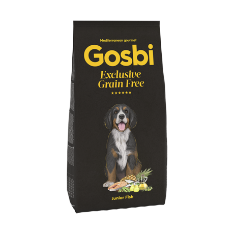 Gosbi Exclusive Grain Free Junior Fish For M/Large Dogs 3KG
