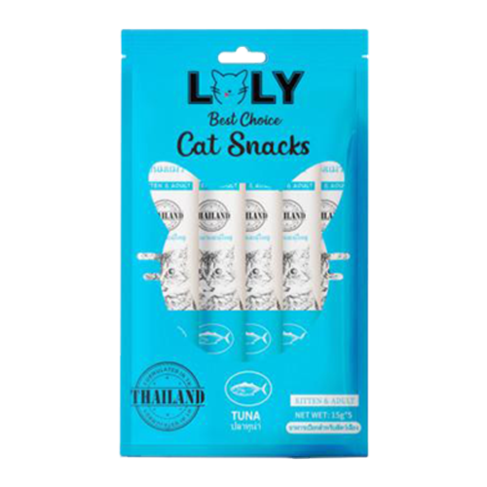 Loly Cat Liquid Snacks with Tuna 5x15G