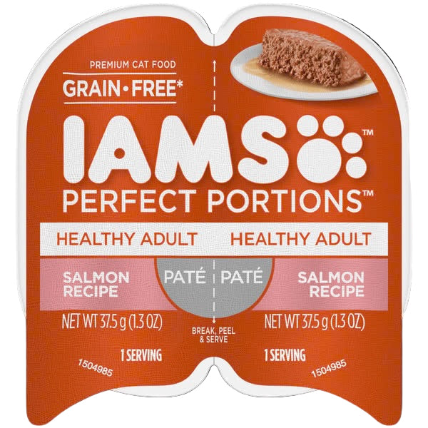 IAMS™ PERFECT PORTIONS™ Healthy Adult Wet Cat Food with Salmon Paté 75G