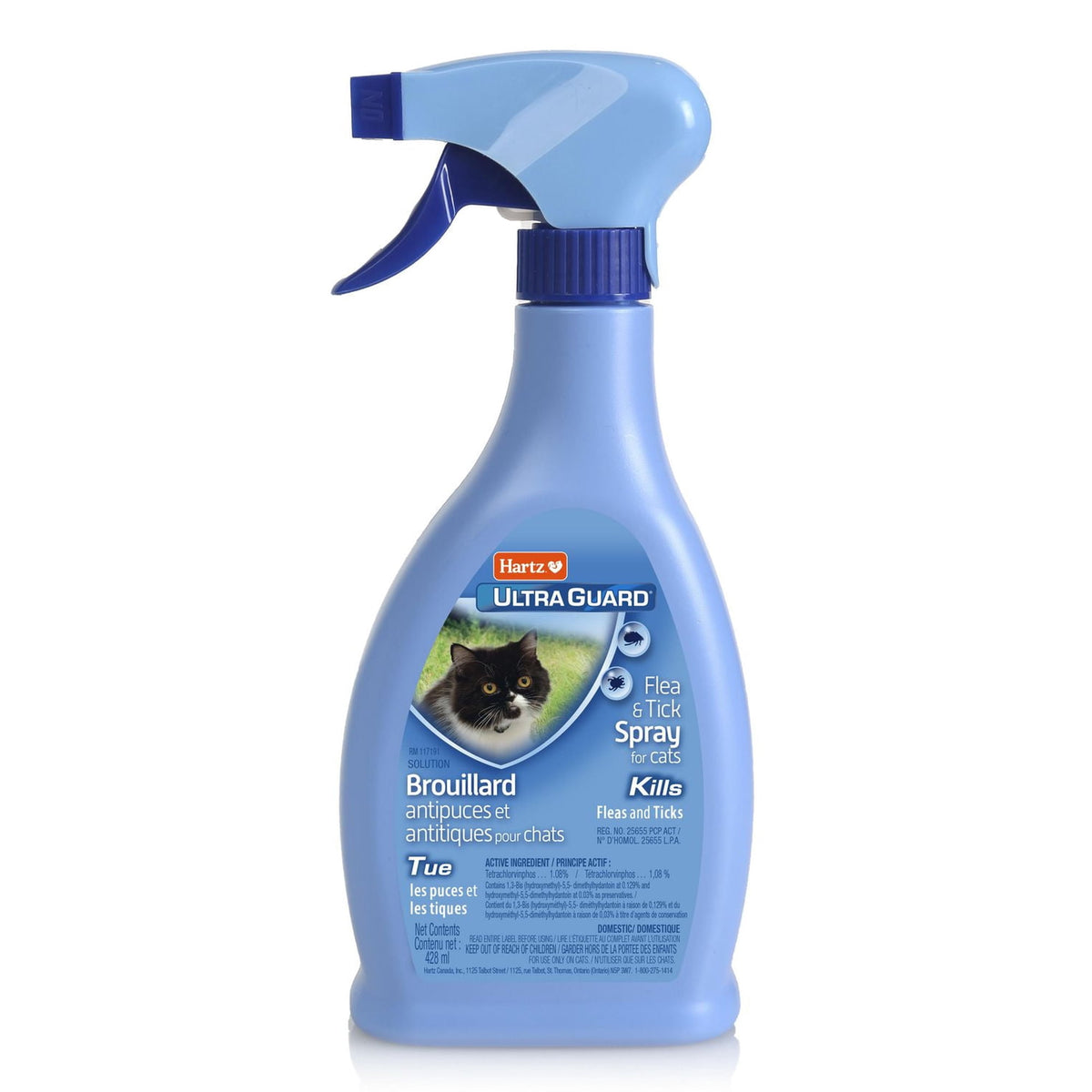 Hartz Ultra Guard Flea & Tick Cat Spray, 428ml