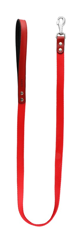 Lino Medium Dog Leash with Leather Handle