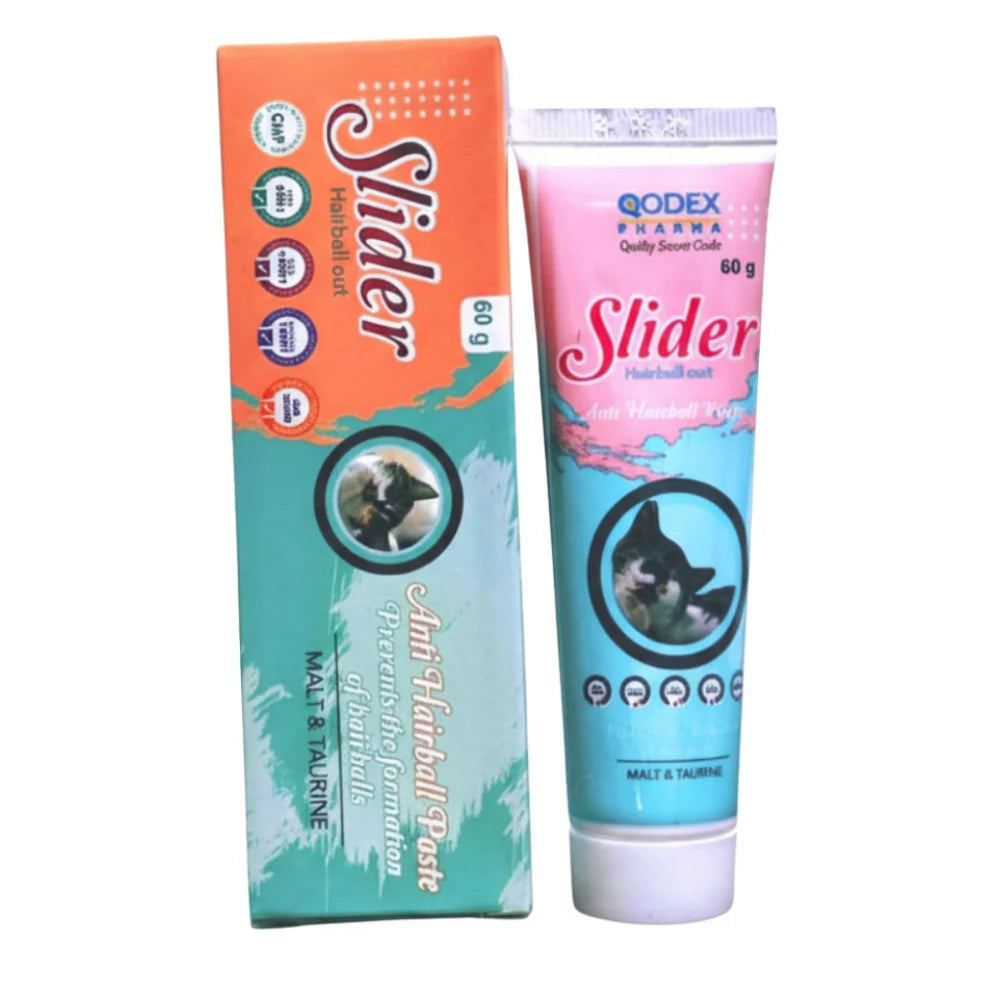 Slider Anti Hairball Paste For Cats 60 G