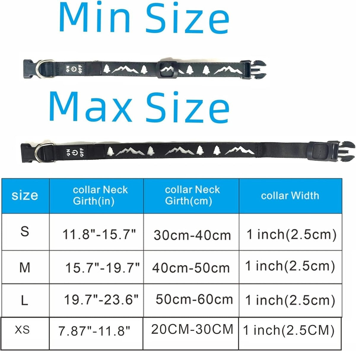 DOGLED Rechargeable LED Dog Collar – Safe Night Visibility (15 Modes)