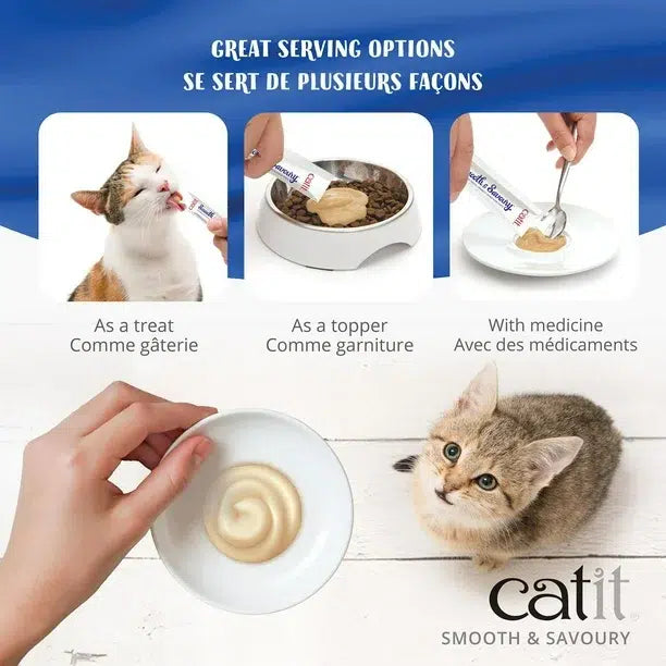 Catit Smooth & Savoury, Chicken with Liver 4x15g