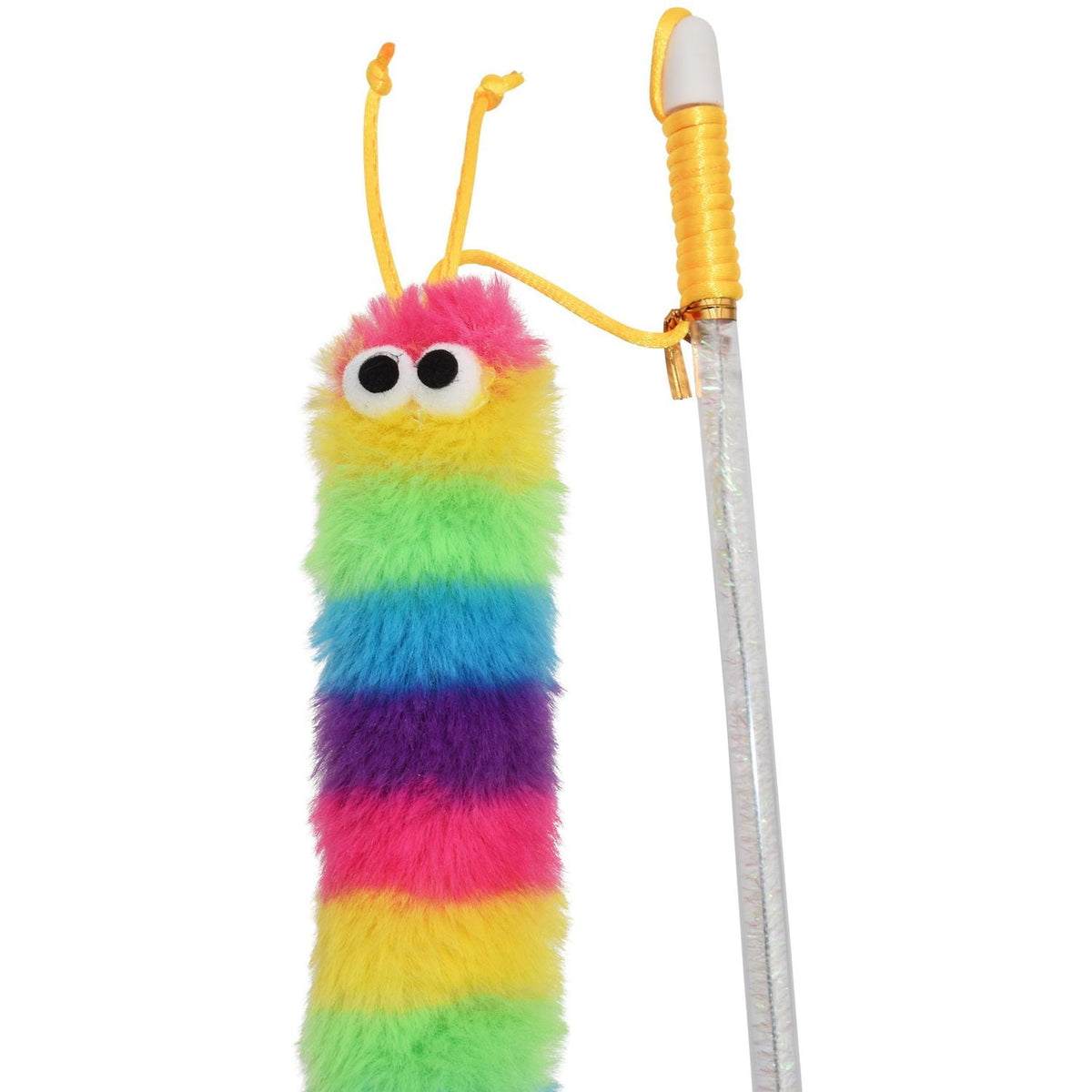 Multipet Caterpillar Rainbow Wand Cat Toy