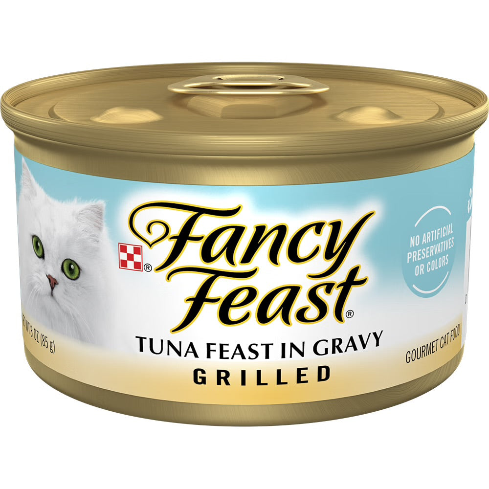 Fancy Feast Grilled Tuna Feast In Gravy Gourmet Cat Food 85G