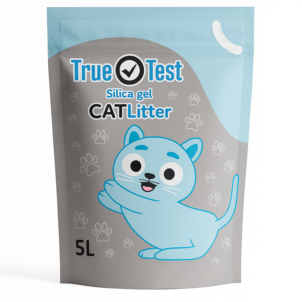 True Test Silica Gel Crystal Cat Litter – Different Scents (5L)