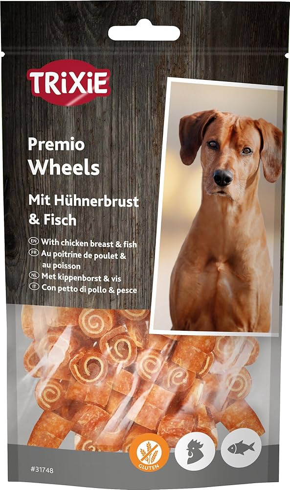 Trixie Premio Wheels Dog Treats with Chicken 75G