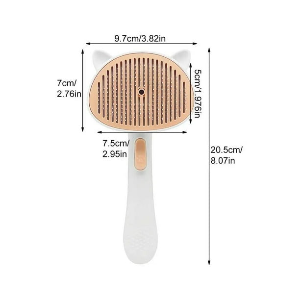 Pet Brush with Ear Design Self Cleaning for Cats & Dogs