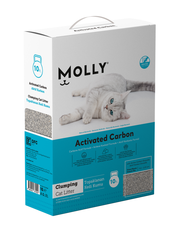 Molly activated carbon cat litter 10 L