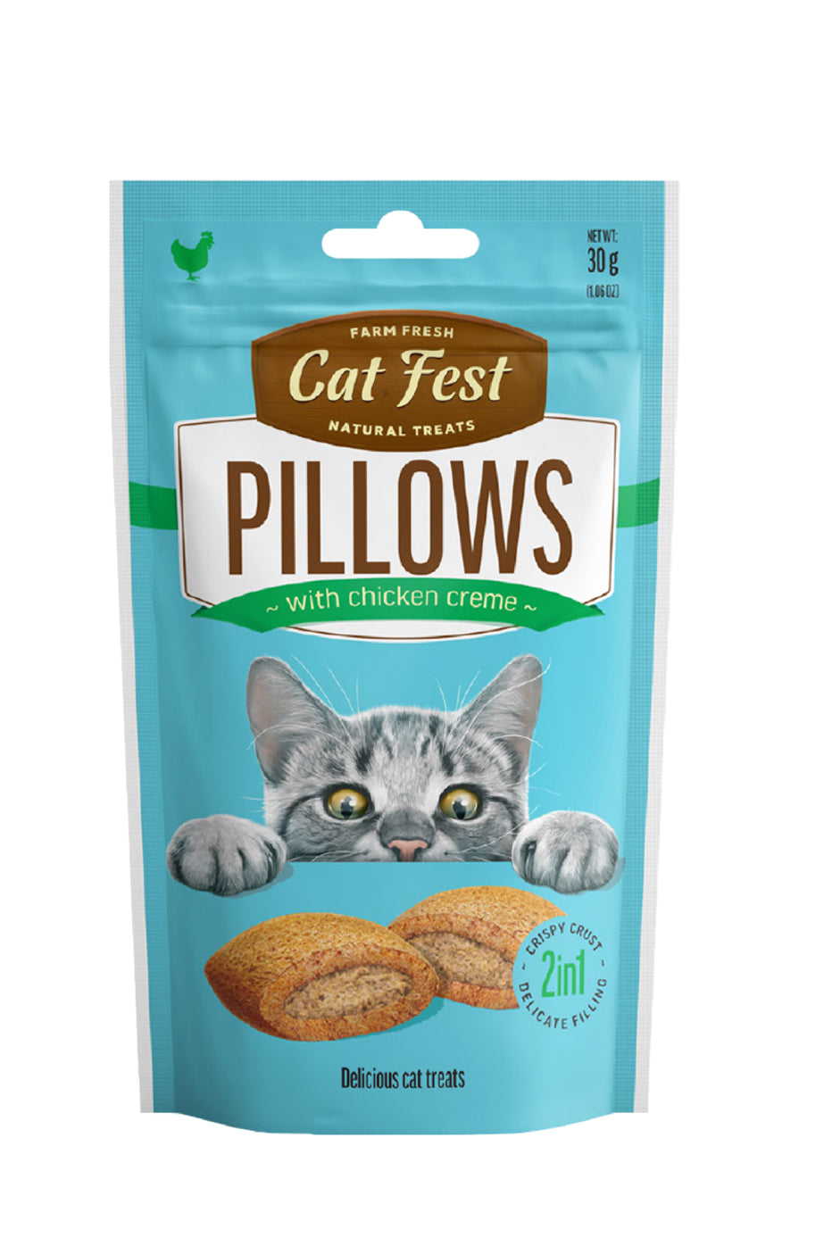 Cat Fest Pillows With Different Flavors Creme For Cat - 30G