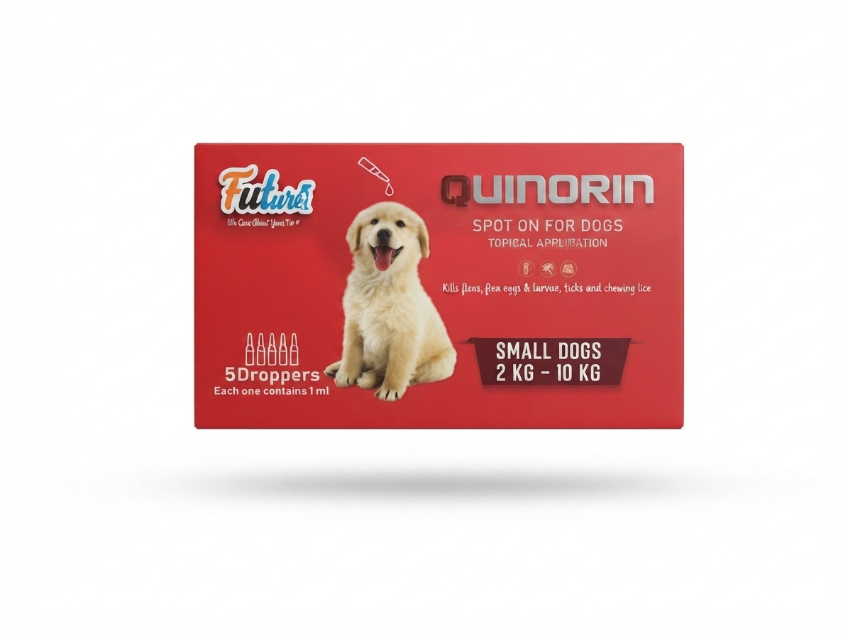 Future Quinorin Spot On for Small Dogs (2 kg - 10 kg) - 5 Droppers