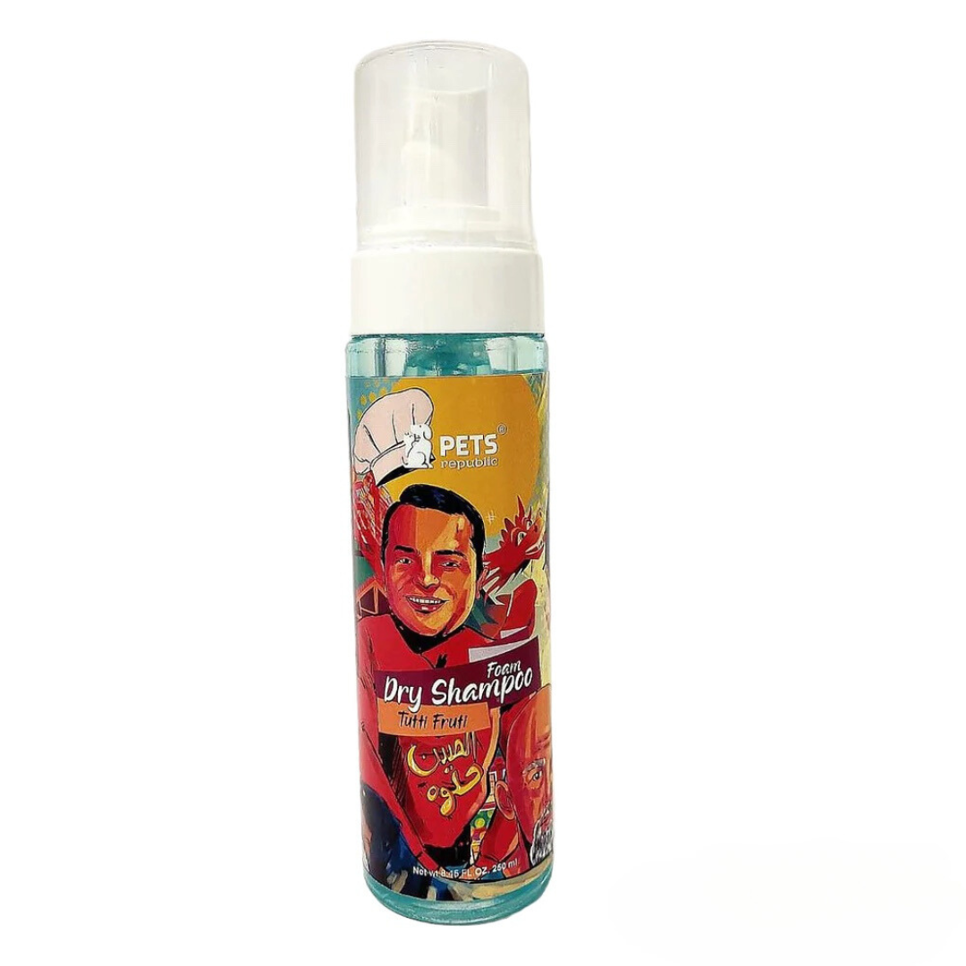 Pets Republic Foam Dry Shampoo 250Ml - Tutti Fruti