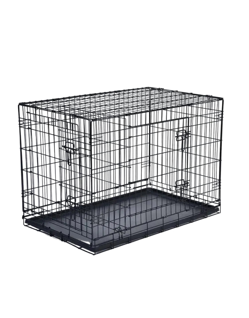 Naomi – Folding Double Door Dog Crate Wholesale M