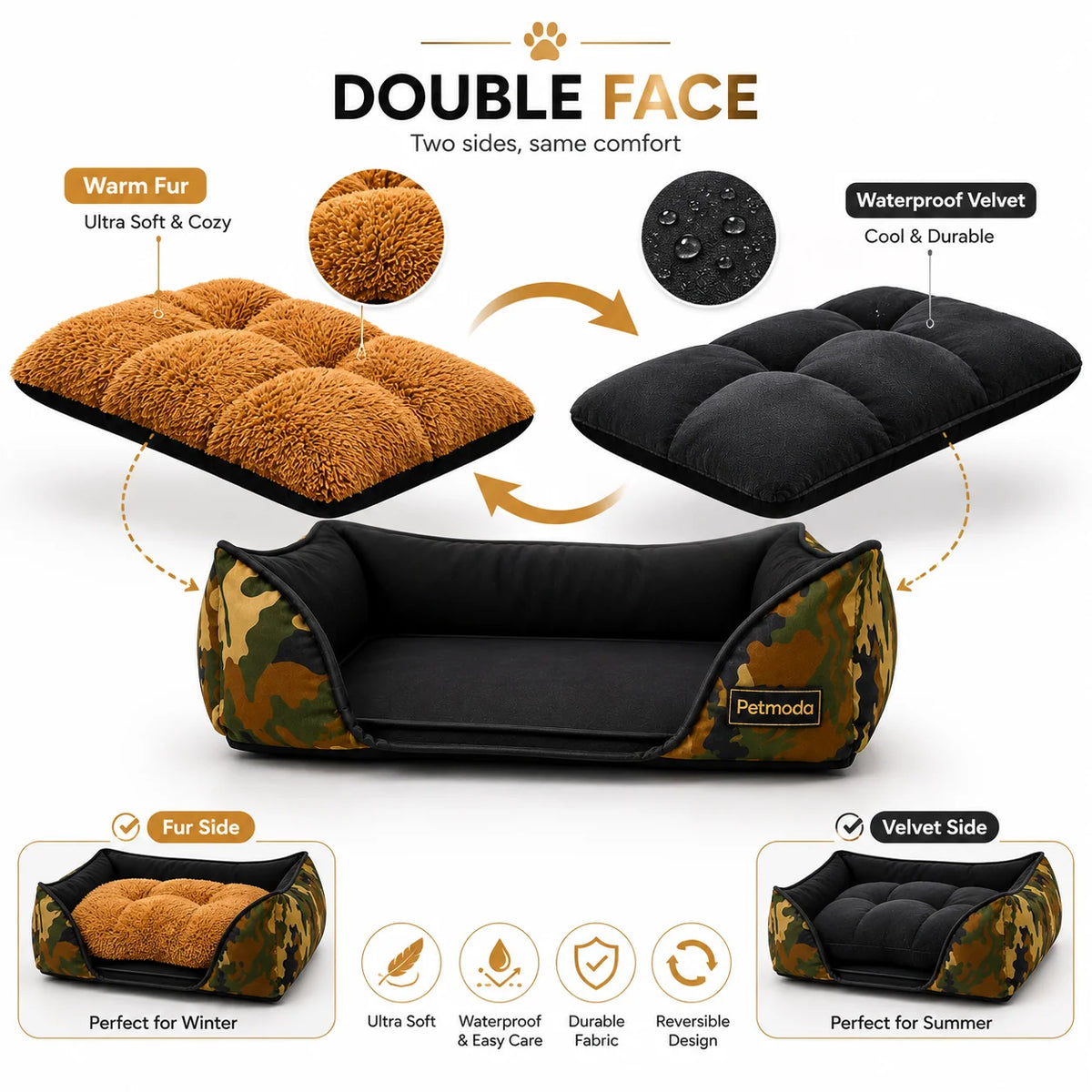 Petmoda Moda Army Pet Bed