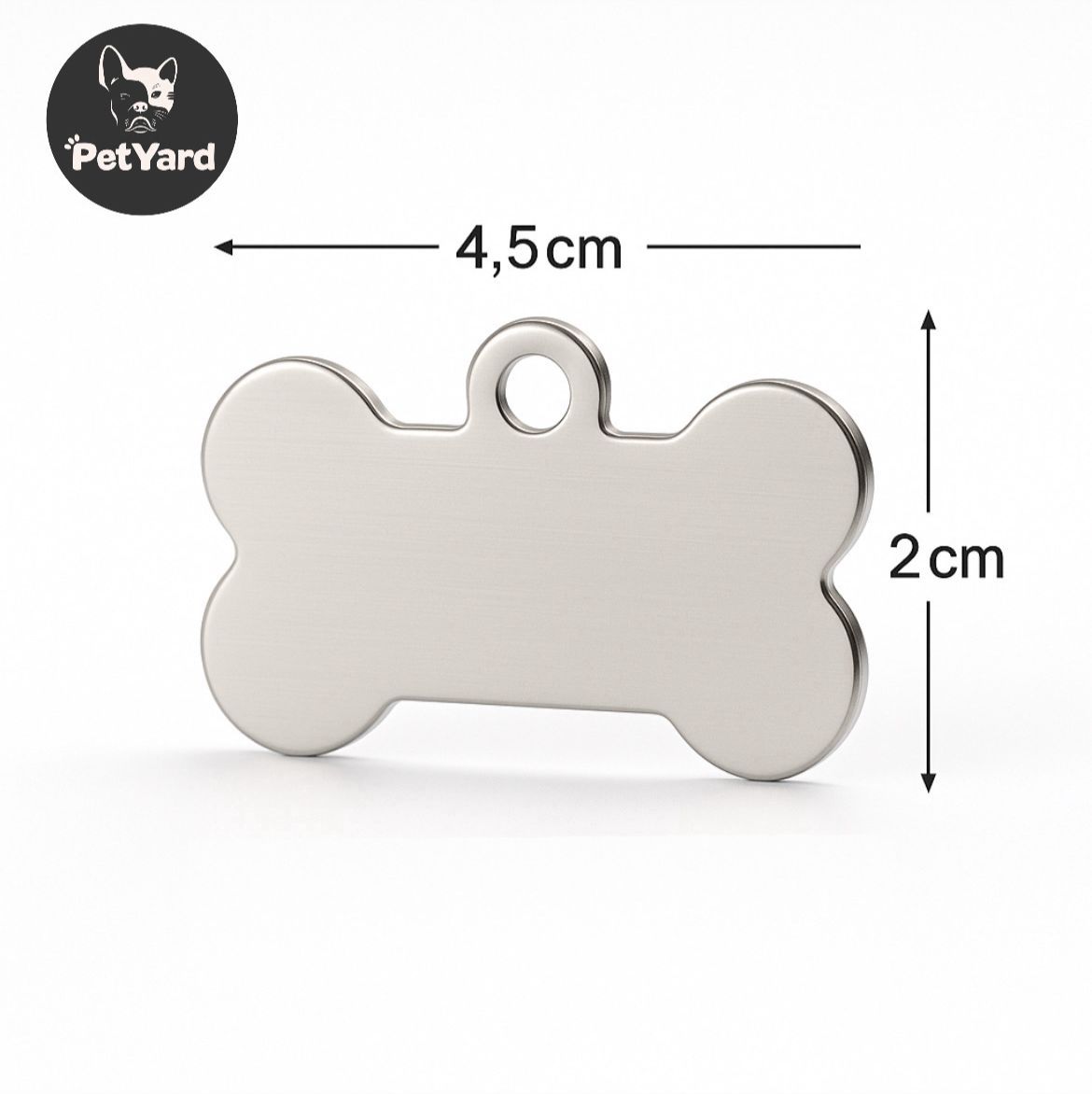 Pet ID Name Tag Steel Without Print