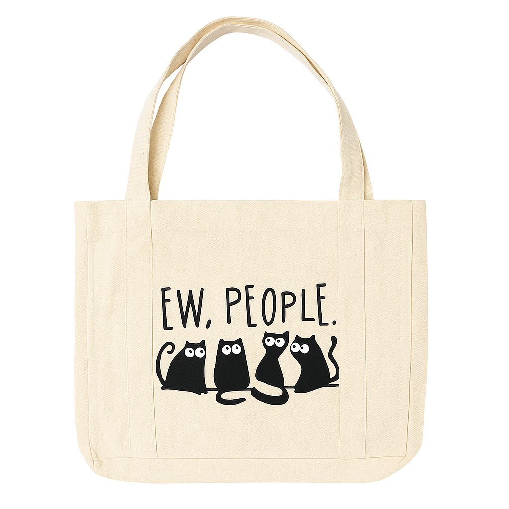 Ew, People. Canvas Tote Bag