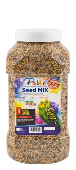 Pablo Premium Seed Mix Food for Small Birds 900G