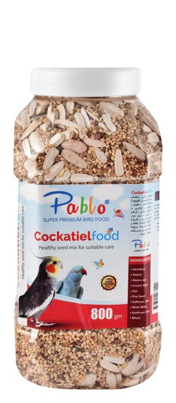 Pablo Seed Mix Bird Food for Cockatiels 900G