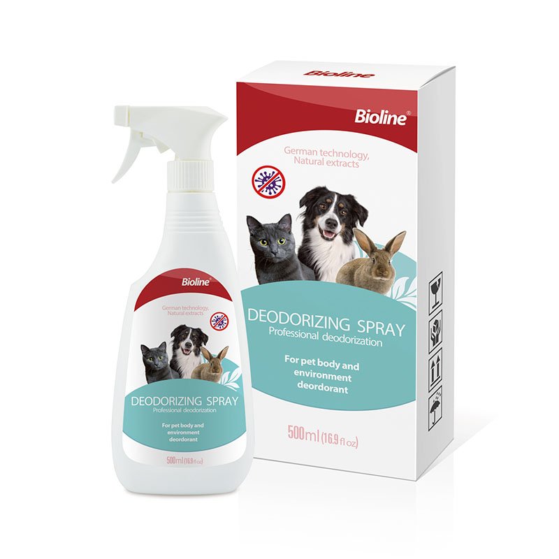 Bioline Natural Extracts Deodorizing Spray for Dogs & Cats 500ml