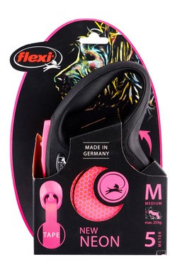 Flexi Leash New Neon M Tape 5m
