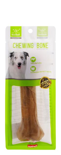Nunbell Brown Bone Dog Rawhide Treats 1pcs