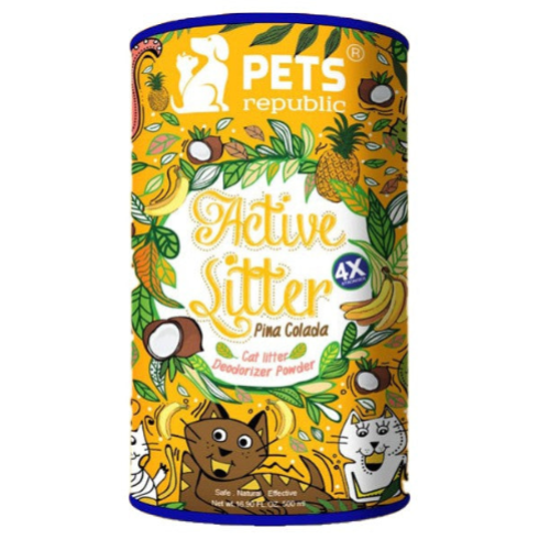 Pets Republic Active Cat Litter Deodorizer Powder Pina Colada 500ml