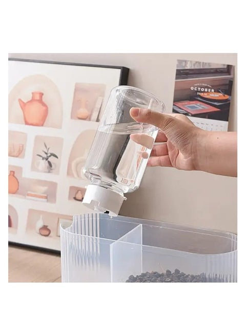 2-in-1 Food Dispenser with Water Container – Automatic Pet Feeder and Waterer for Dogs and Cats