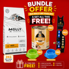 Molly Adult 2kg Chicken & anchovy Hairball Bundle + 4 FREE Gifts