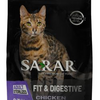 Sarar Hypoallergenic Fit & Digestive Dry Food with Salmon & Cranberry for Sterilized Adult Cats 2KG