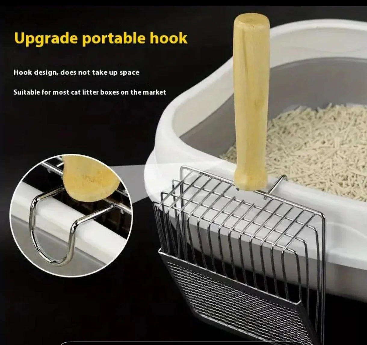 Metal Cat Litter Scoop