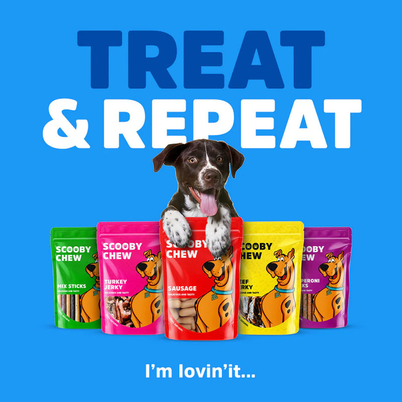 Scooby Chew Beef Bite Dog Treats 150G
