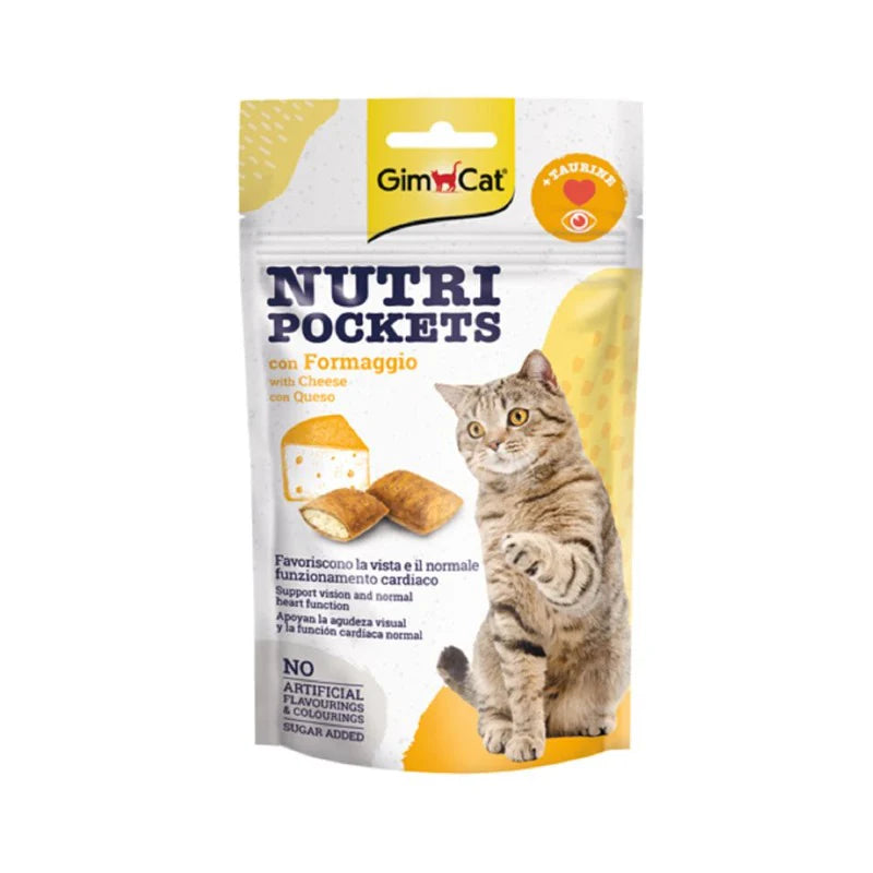 Gim Cat Nutri Pockets Cat Treats with Different Flavors - 60G