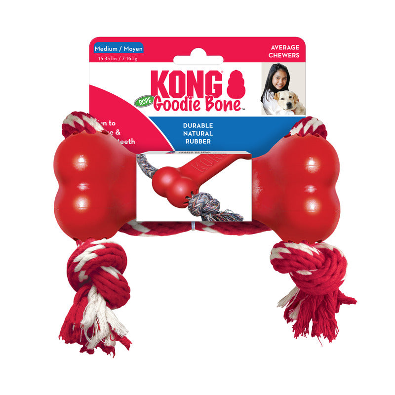 KONG GOODIE BONE W/ROPE M - PetYard