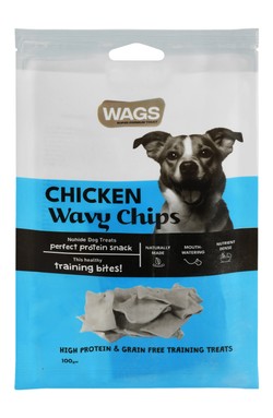 Wags Chicken Wavy Chips 100gm