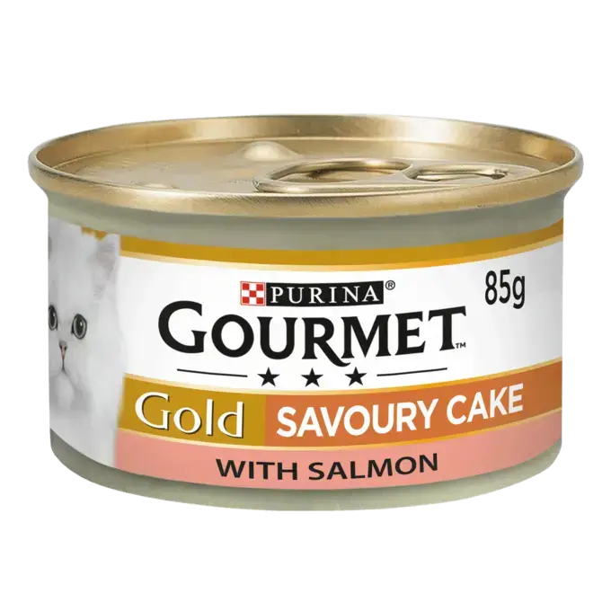 GOURMET® Gold Savoury Cake Salmon Wet Cat Food 85G
