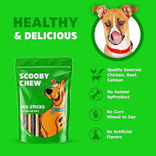 Scooby Chew Mixed Stick Dog Treats 150G