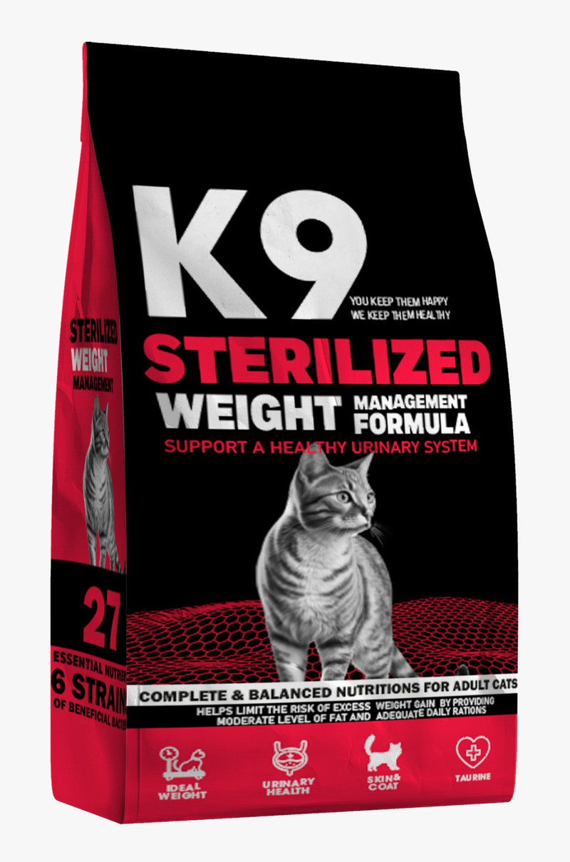 K9 Sterilised Cat Dry Food - (500G / 2KG) - PetYard