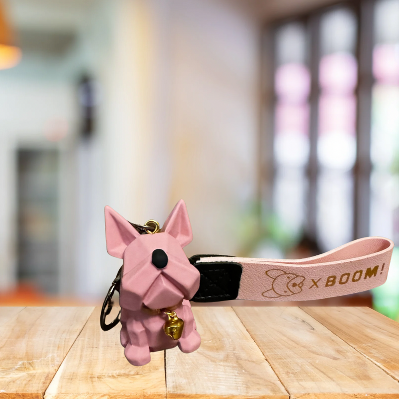 Kawaii Bell French Bulldog Keychain - PetYard