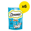 Buy 5 Get 1 Free Dreamies Cat Treats with Salmon 60G