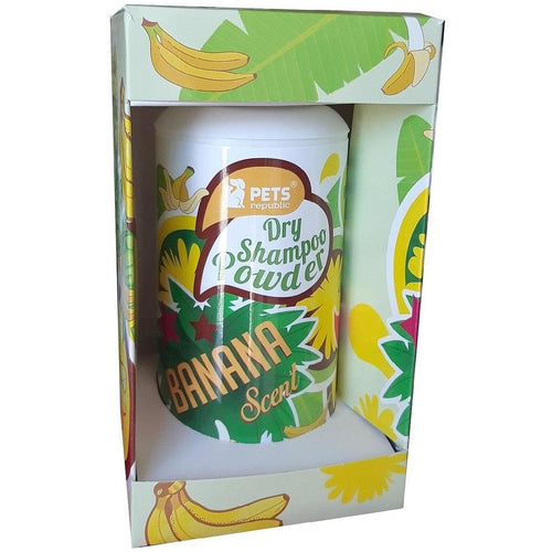 Pets Republic Dry Powder Shampoo Banana 500 ml - PetYard