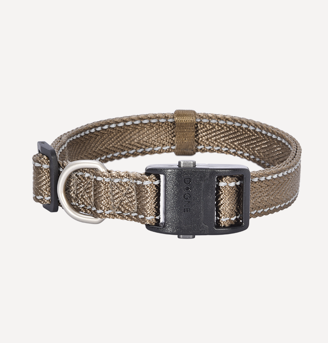 DOGNESS Herringbone Webbing Collar L - PetYard