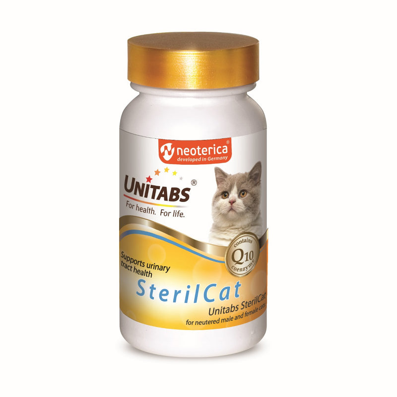 Neoterica Unitabs Sterilecat with Q 10 for cats , 120 tablets