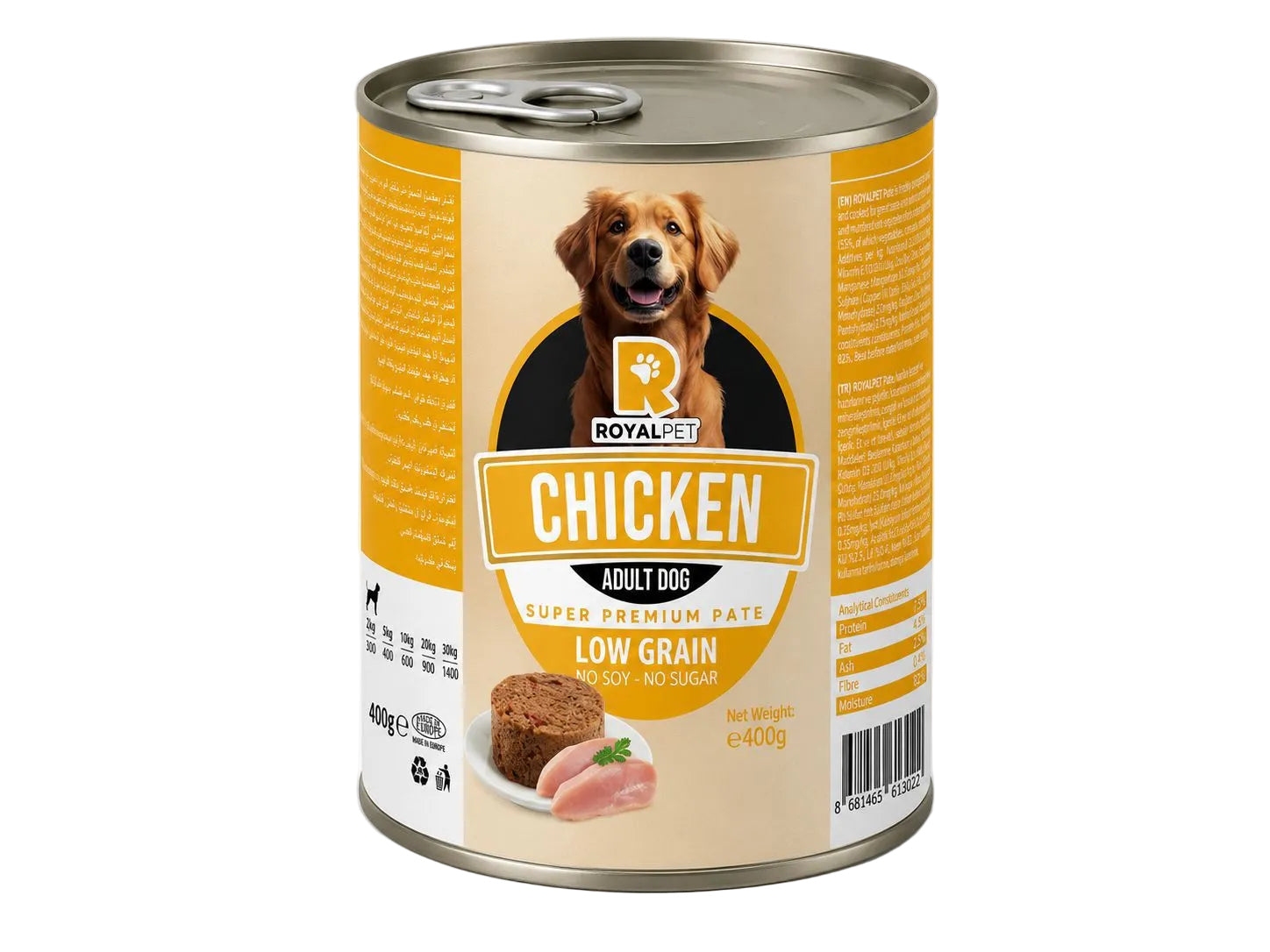 Royal Pet Dog Wet Food Pate with Chicken 400G