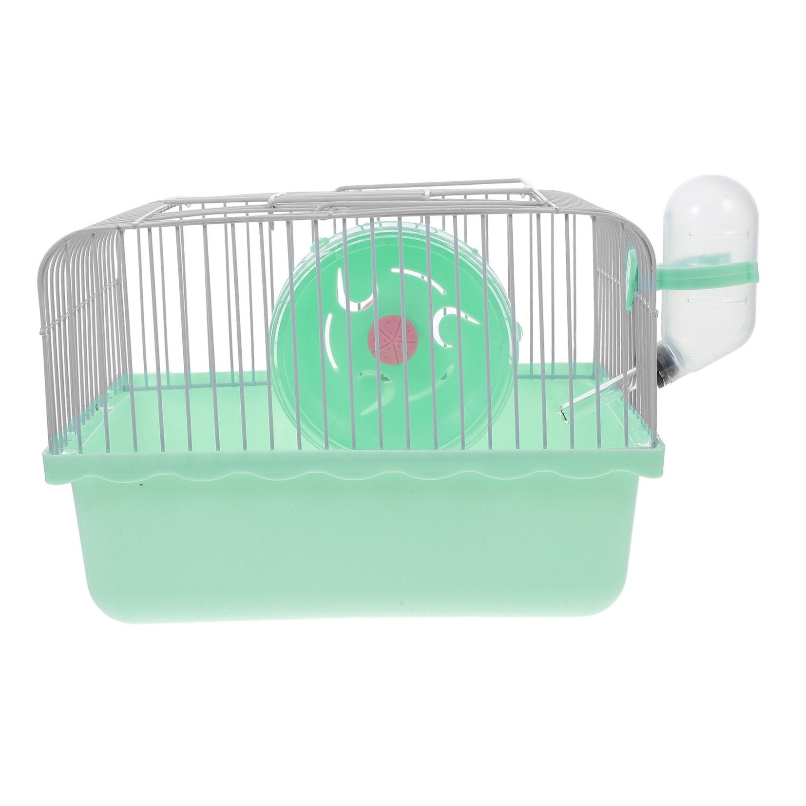 Green Portable Cage for Small Animals, suitable for Hamsters and Chinchillas