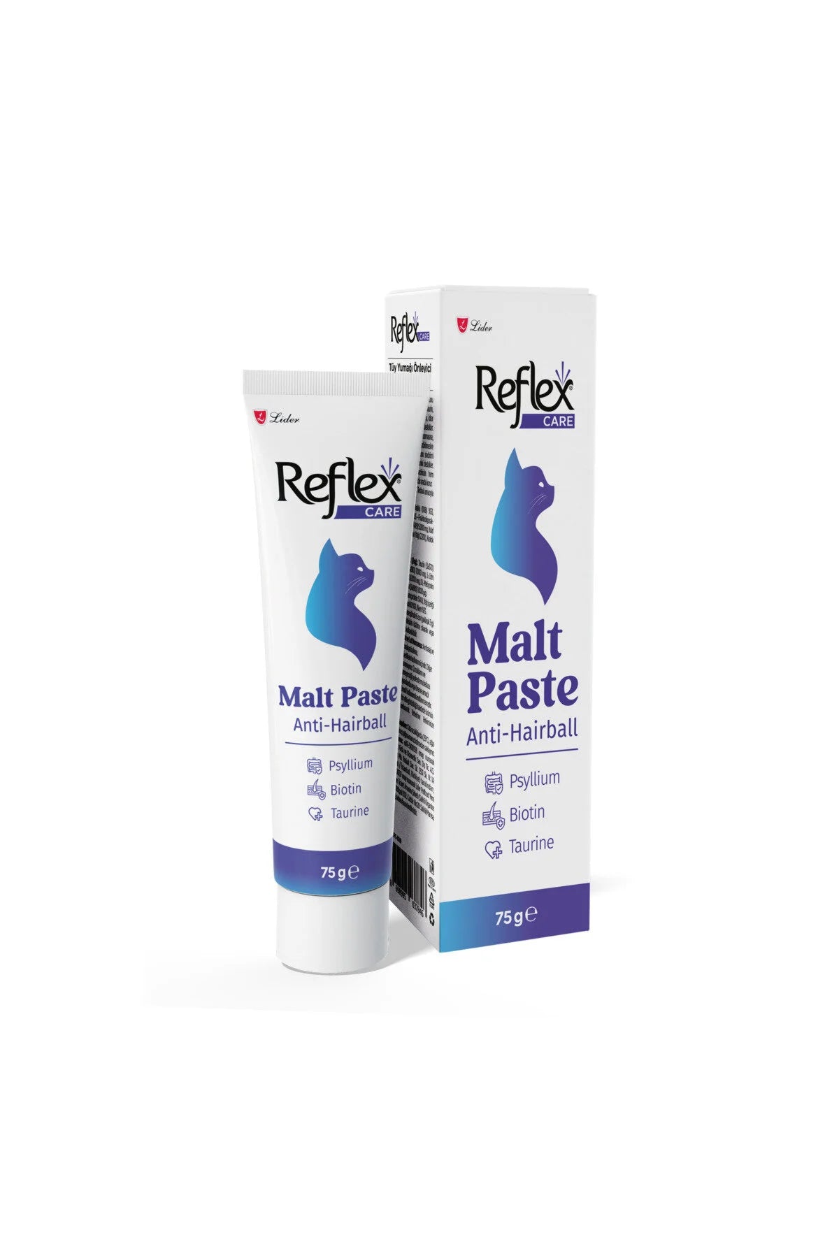 Reflex Care Malt Paste Anti-Hairball for Cats – 75g