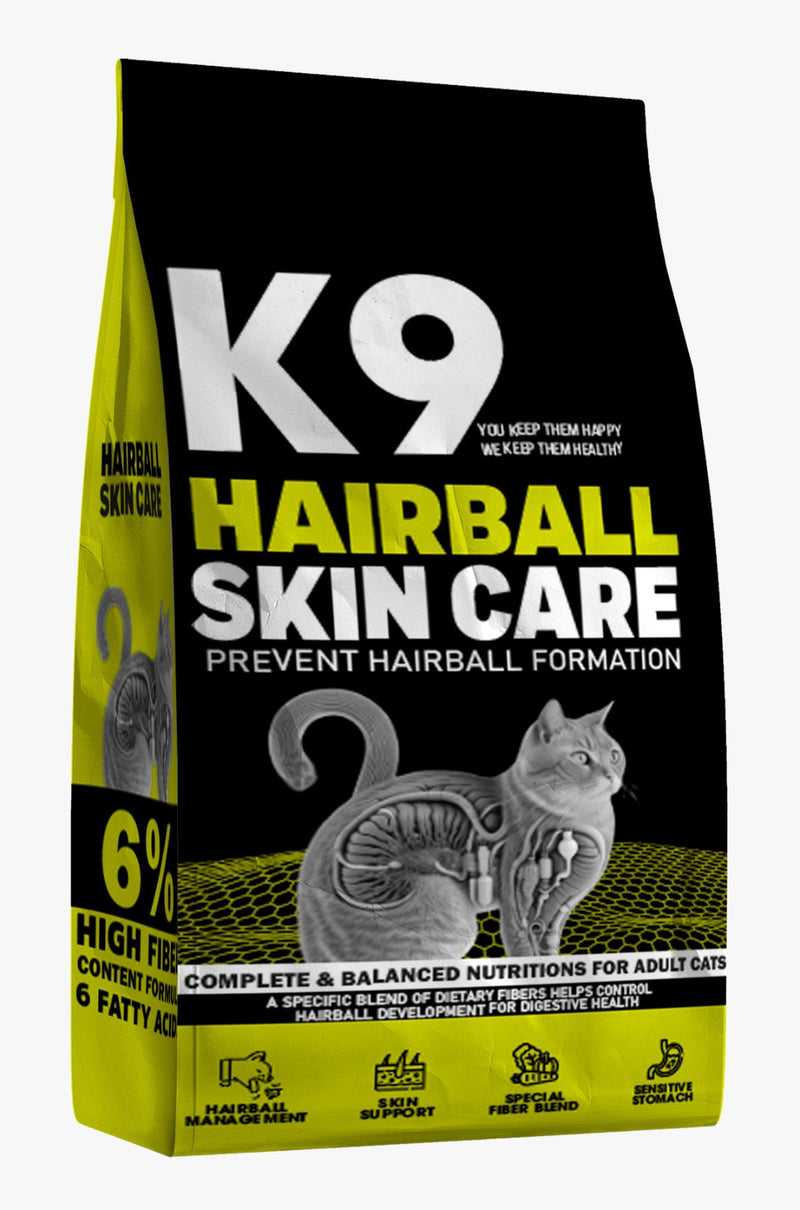 K9 HairBall Skin Cat Dry Food - 2KG - PetYard