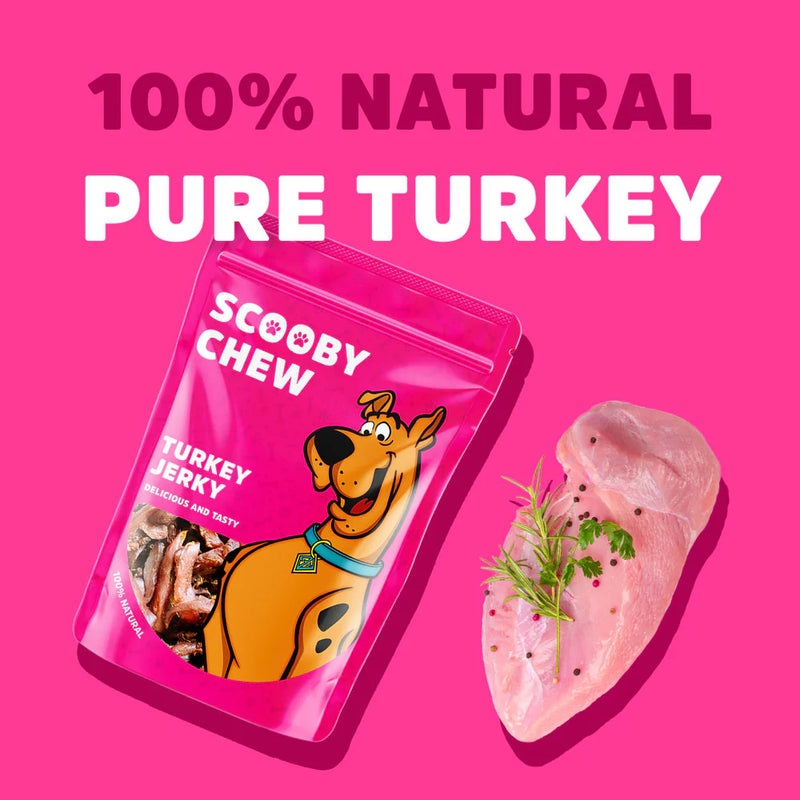 Scooby Chew Turkey Jerky Dog Treats 150G