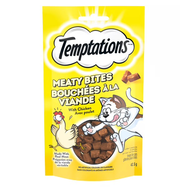 Temptations Meaty Bites with Chicken 42.5G